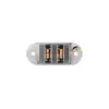 Luces Laterales para Camión 4 LEDs de Frecuencia Rápida Indicadores de Ancho Luces de Giro para Remolque Luces de Compartimento 12-24V Luces Laterales Pequeñas de Contorno