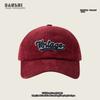 Gorra de béisbol de pana de invierno para mujer, estilo coreano, de moda, para todo tipo de ocasiones, con gran circunferencia de la cabeza, parte superior profunda, adelgazante facial, nueva gorra con visera 2023