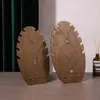 Suporte de Exibição para Colares de Placa de Chama em Estoque Corrente para Clavícula Cabide de Joias Suporte de Balcão para Transmissão ao Vivo de Colares