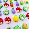 Mini Cola Alimentícia Cremosa para Frutas e Vegetais Brinquedo Alimentício Resina Acessórios para Joias DIY Pingente Pequeno Acessórios para Presilha de Cabelo Brincos