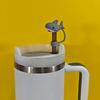 Tapón de Pajita de Silicona Dibujo Animado Animal Lindo 10mm Tapa Antipolvo para Pajita de Vaso de Agua Silicona de Grado Alimenticio Tapa de Pajita Universal
