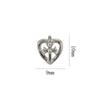 Nuevas Joyas para Uñas LZ Corazón de Crohn Cruz Cuadrado Largo Amor Gota de Agua Joyería Lazo Uñas Accesorios Estéreo