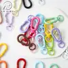 Fecho de mola de cabaça colorida transfronteiriço, fivela universal com acabamento pintado, acessórios de chaveiro DIY, fecho de decoração para pingente de bolsa
