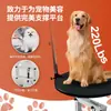 Mesa de peluquería para mascotas transfronteriza, mesa de peluquería para perros, mesa de recorte y manejo para gatos y perros, presión de aire ajustable, giratoria, redonda, plegable