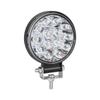 Luz de Trabalho Redonda Mini 42W 14 LEDs Branca Sempre Ligada Luz Modificada para Motocicleta Veículo Off-Road