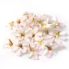 Flores Artificiales Mini, Flores Pequeñas de Seis Hojas, Flores Falsas, Accesorios Hechos a Mano para DIY, Empaque de Caja de Regalo, Materiales Florales, Decoraciones de Flores Pequeñas