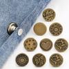 Botão Mágico para Ajuste da Cintura em Jeans Sem Costura e Sem Apertar, Cós Sem Furo para Saias e Calças, Botão de Aperto para Redução da Cintura