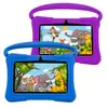 Nueva tablet infantil de 7 pulgadas con funda de silicona anticaídas, pantalla HD y soporte multilingüe