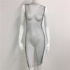 Popular Transfronterizo Ropa Europea y Americana Malla Diamante Brillante Vestido de Red Chica Caliente Vestido de Mujer Estilo Dulce y Picante Vestido