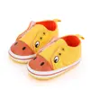 Sapatos de Bebê Novos 0-1 Ano Velcro Desenho Animado Menina de Bebê Sola Macia Antiderrapante Casuais Sapatos para Criança Pequena 2476