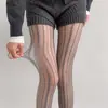 [Novos produtos transfronteiriços] Meias arrastão em forma de diamante, meias de renda, meias arrastão ocas retrô, meias-calças jacquard verticais