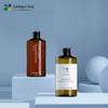 Em estoque 100ml oblíquo ombro PET garrafa de plástico pura garrafa de orvalho com tampa de dente de rolo preto garrafa de água sub-embalagem garrafa vazia de cosméticos