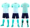 Weilai atacado competição treinamento equipe uniforme impressão impresso adulto futebol uniforme manga curta futebol uniforme terno meninos e meninas