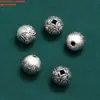 Accesorios de Plata de Ley 99 Pies Codo de Plata Accesorios de Peces Pequeños Retro Viejo 3D Plata Dura Colgante Cuentas DIY Materiales Hechos a Mano