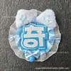 Mini Etiquetas de Nome de Celebridade em Tecido Não Tecido, Pingentes Refletivos Feitos à Mão, Decorações de Mochila de Suporte para Shows