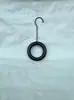 Gancho para Exhibición de Tienda de Ropa, Gancho en S, Perchero para Ropa, Tablero Colgante de Madera de Haya, Pinza para Ropa y Sombrero, Pinza Individual, Anillo Redondo de Madera Maciza