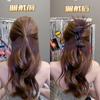 Grampo de cabelo de pena de galinha, fonte, rabo de cavalo alto, grampo de cabelo para exibição na parte de trás da cabeça, grampo de cabelo, peruca de meio cabelo, grampo de tubarão, acessórios para cabeça