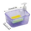 Dispensador de detergente para cocina transfronterizo con esponja y dispensador automático tipo prensa