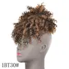 Chuyu Peluca Afro Europea y Americana de Exportación Flequillo Bolsa de Cabello Oruga Esponjosa Africana Bolsa de Cabello Rizado Pequeño Talla Grande