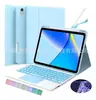 Adecuado para 2025 Ipad11 A16 Teclado Bluetooth Funda Protectora Ipad10 Décima Generación 10.9 con Ranura para Lápiz Retroiluminación Táctil