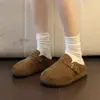 Sapatos femininos Birkenstock estilo plataforma para uso externo, novidade primavera 2026, tamancos vintage sem cadarço com plataforma, bico fechado