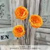 Auditório de casamento laranja adereços decorativos Lu Yin flores falsas sala de estar sala de jantar ins vento pequeno livro vermelho Monet jardim janela