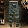 Pantalones Harlan Retro Personalizados con Costuras Estilo Hong Kong para Hombre, Moda Coreana Holgados para Estudiantes, Pantalones al Tobillo, Pantalones Deportivos Resistentes al Desgaste para Exterior