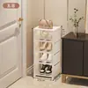 Zapatero para Entrada, Modelo Estrecho para Zapatos de Niños, Estante de Almacenamiento para Apartamentos Pequeños, Zapatero Simple