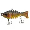 Atacado de fábrica Luya isca dura multi-seção simulação de peixe 10cm/15g plástico sete-seção isca multicolor
