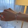 Pulseira de Prata Esterlina 925 Luxo Leve High-end Retrô Tassel Amor Mulheres Design de Nicho Ins Joias Exquisite Estilo Frio