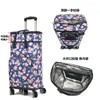 Carrito pequeño para la compra del hogar rueda universal carrito de compras portátil bolso de mano bolsa de compras de papel de aluminio aislante bolsa con ruedas venta al por mayor