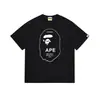 260g Atacado Transfronteiriço Dropshipping Cabeça de Macaco Estilo Clássico Casual Estampada Manga Curta Camiseta Unissex