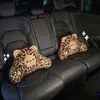 Reposacabezas y Soporte Lumbar para Coche con Estampado de Leopardo Transfronterizo Nuevo Cojín Decorativo para el Interior del Coche Cojín Cómodo y de Gama Alta Almohada para el Cuello del Coche