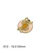 Medalla Logo Academia de Magia Aleación Goteo de Aceite DIY Accesorios de Joyería Aretes Colgante Joyería Colgante para el Cabello