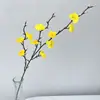 Novas Flores de Ameixa de Inverno Artificiais Estilo Chinês, Decorações de Flores Artificiais para Sala de Estar, Chá de Casa Nova, Casamento, Decoração de Quarto de Noivado