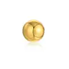 Bolas Redondas de Oro Real Chapado en Cobre Color Fuerte que Conserva el Color Accesorios para Joyería DIY Joyería Geométrica Versátil para Mujeres