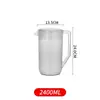 Jarra Grande de Plástico para Água Fria para Uso Comercial em Lojas de Chá com Leite, Balde para Preparo de Chá, Copo Medidor, Jarra de Acrílico para Água Fria, Bule para Preparo de Chá, Cuidadosamente Selecionado