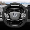 25 modelos de cubiertas para volante BYD Han dmi y Han ev, cuero gamuza de invierno especial ultra-delgadas antideslizantes cubiertas para manija de coche