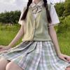 Hogar fantasma Maestro Damo original estilo japonés estudiante chica JK suéter de punto cárdigan chaleco chaleco
