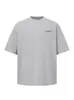 Camiseta Masculina Nanxia Tendência Retrô Americana de Manga Curta, Estilo Primavera e Verão, Caimento Solto, Simples com Gola Redonda, Top Casual