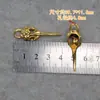 Joyería vintage DIY cráneo estéreo esqueleto de palma cráneo de pájaro poker Dragón Demonio alas de copo de nieve accesorios