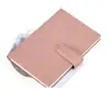 Cuaderno estilo business tamaño A5 de piel sintética, personalizable con logo y hebilla, adecuado para reuniones de oficina y toma de notas, un artículo de regalo elegante