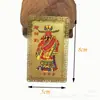 Dios de la Riqueza Suerte Cobre Puro Chapado en Oro Dios de la Riqueza a Tarjeta de Oro Venta al por Mayor