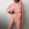2026 Comércio Exterior Transfronteiriço Roupas Europeias e Americanas para Mulheres, Novo Estilo de Verão, Moletom com Capuz Esportivo Liso, Conjunto Casual de Duas Peças