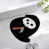 Tapete de Porta de Banheiro de Halloween Desenho Animado Absorvente de Água Antiderrapante Carpete Entrada de Banheiro Tapete de Pé de Caxemira