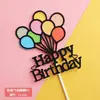 Venta de Liquidación Decoraciones para Pastel Temporada de Graduación Pentagrama Corazón Doble Felicidad Cumpleaños Feliz Cumpleaños Hb Un Año Viejo Feliz Cumpleaños Topper