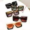 Nuevas gafas de sol de moda estilo callejero para hombres y mujeres, realzan el cutis y efecto adelgazante, montura cuadrada grande, doble puente, tendencia de moda europea y americana, populares en TikTok