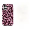 Venta Caliente Europea y Americana Clásico Estampado de Leopardo iPhone 17 Funda de Teléfono Sexy Doble Capa a Prueba de Caídas Apple 16 Estilo de Niña Funda Protectora