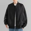 Chaqueta de aviador corta estilo americano para hombre, chaqueta de béisbol de alta gama para primavera y otoño, prenda exterior versátil moderna y a la moda