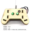 Control Remoto de Carcasa 2.4G Cuatro Vías 27mhz (con Receptor) Módulo de Control Remoto para Juguete DIY Controlador de Motor